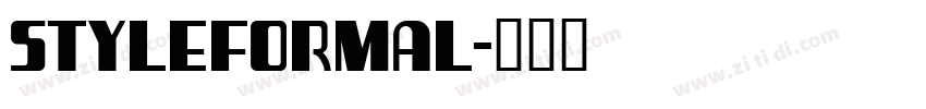 StyleFormal字体转换