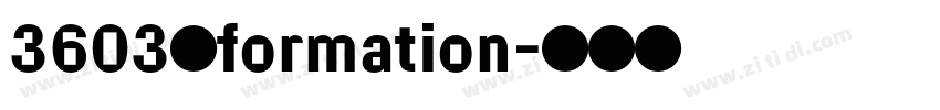 3603_formation字体转换