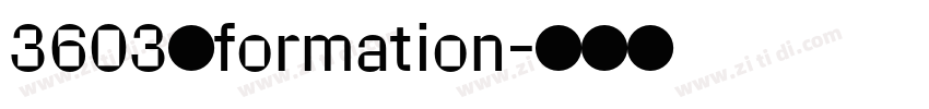 3603_formation字体转换