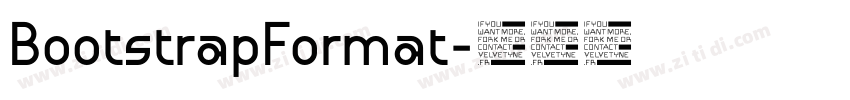 BootstrapFormat字体转换