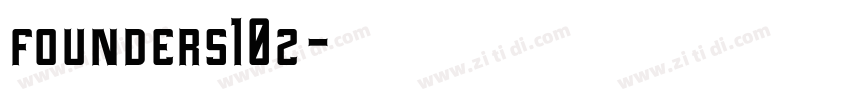 founders10z字体转换