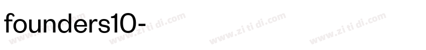 founders10字体转换