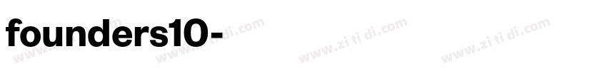 founders10字体转换