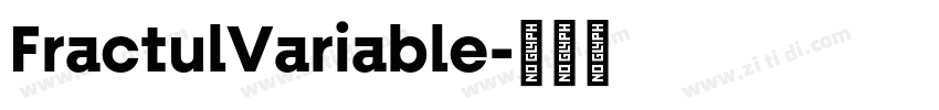 FractulVariable字体转换