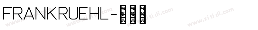 FrankRuehl字体转换
