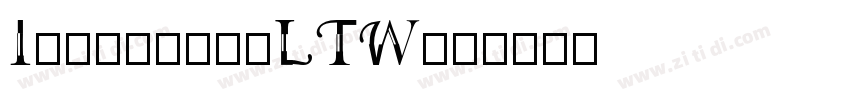 IndustriaLTW02字体转换