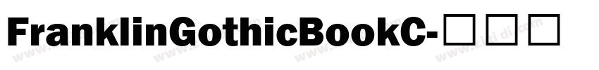 FranklinGothicBookC字体转换