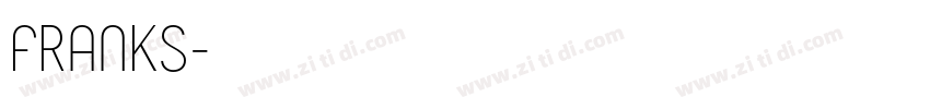 FRANKS字体转换