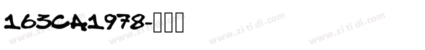 163CA1978字体转换