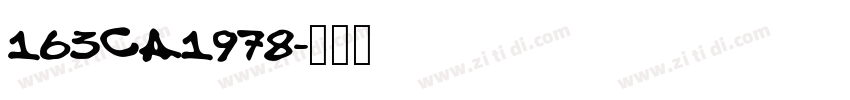 163CA1978字体转换