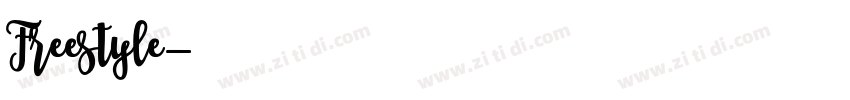 Freestyle字体转换