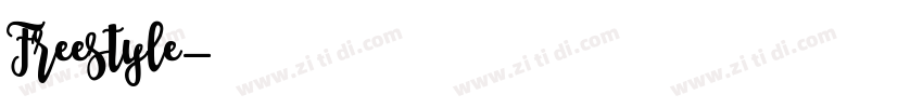 Freestyle字体转换