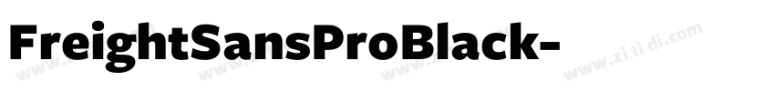FreightSansProBlack字体转换 FreightSansProBlack字体转换