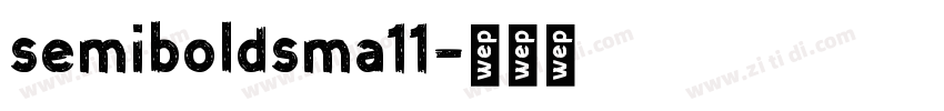 semiboldsma11字体转换