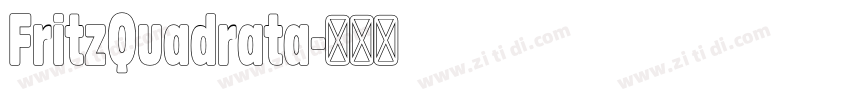 FritzQuadrata字体转换