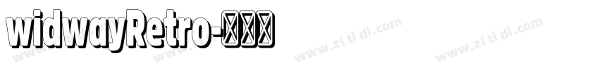 widwayRetro字体转换
