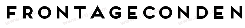FrontageCondensed字体转换