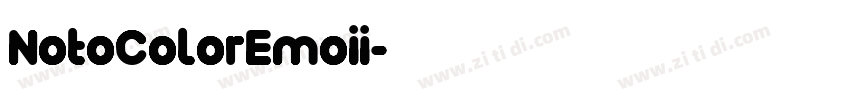 NotoColorEmoii字体转换