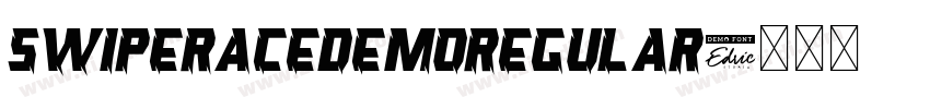 SwipeRaceDemoRegular字体转换