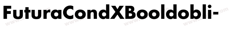 FuturaCondXBooldobli字体转换 FuturaCondXBooldobli字体转换