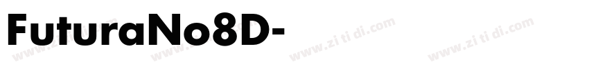 FuturaNo8D字体转换