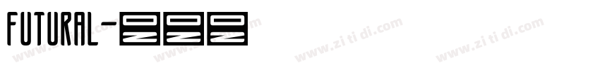 futural字体转换