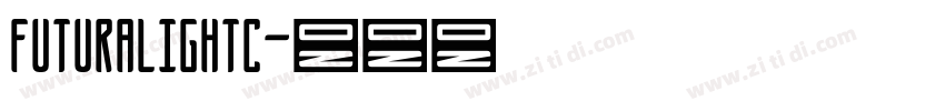 futuralightc字体转换