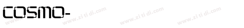 COSMO字体转换