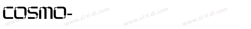 COSMO字体转换