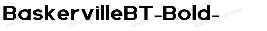 BaskervilleBT-Bold字体转换