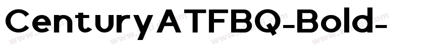 CenturyATFBQ-Bold字体转换
