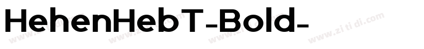 HehenHebT-Bold字体转换
