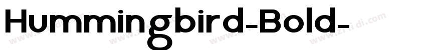 Hummingbird-Bold字体转换