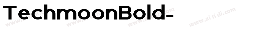 TechmoonBold字体转换