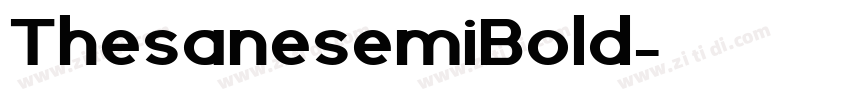 ThesanesemiBold字体转换