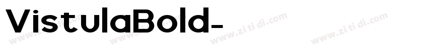 VistulaBold字体转换