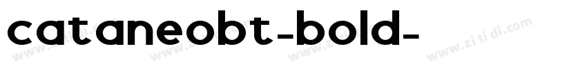 cataneobt-bold字体转换