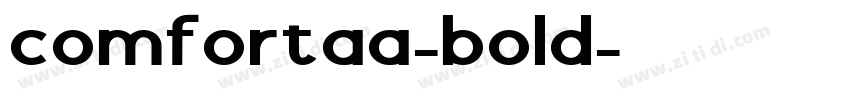 comfortaa-bold字体转换