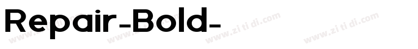 Repair-Bold字体转换