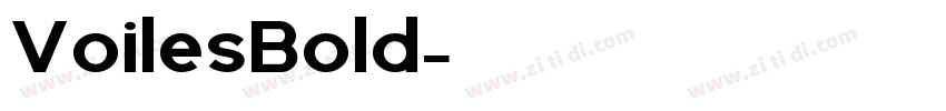 VoilesBold字体转换 VoilesBold字体转换