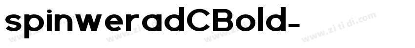 spinweradCBold字体转换