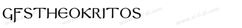 GFSTheokritos字体转换