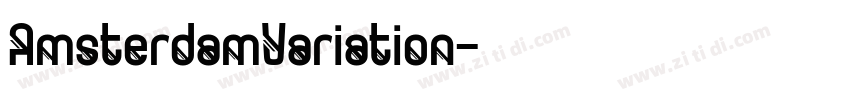 AmsterdamVariation字体转换