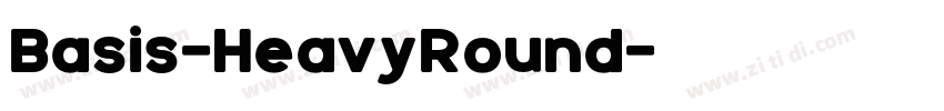 Basis-HeavyRound字体转换
