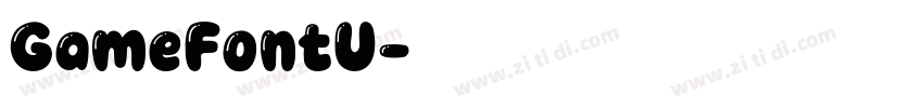 GameFontU字体转换