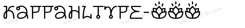 KappahlType字体转换