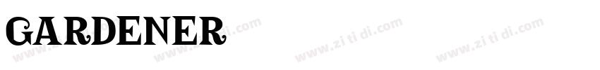 GARDENER字体转换