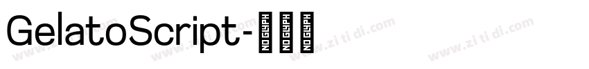GelatoScript字体转换