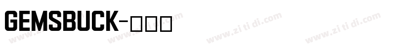 Gemsbuck字体转换