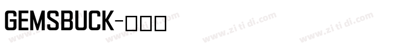 Gemsbuck字体转换